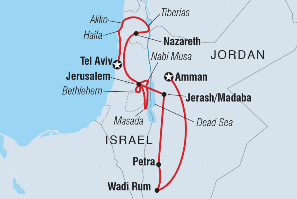 Traveling From Palestine to Jordan