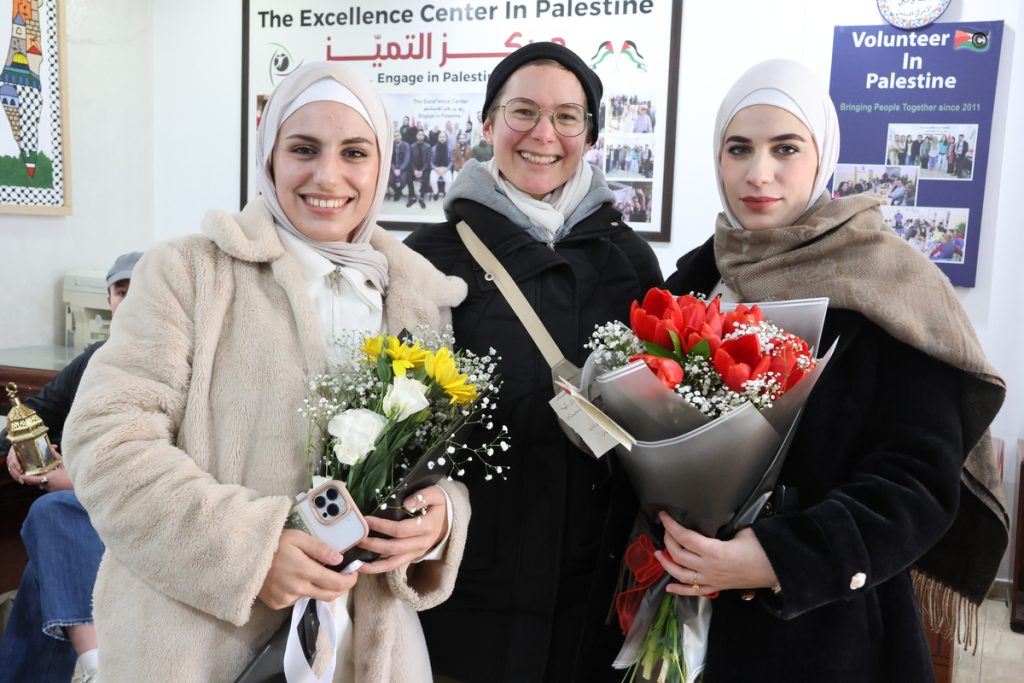 Volunteer In A Technology Program In Palestine